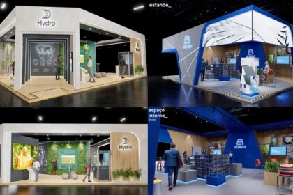 estandes_Hydro e Albras participam da XVI FIPA debatendo sobre a sustentabilidade na indústria